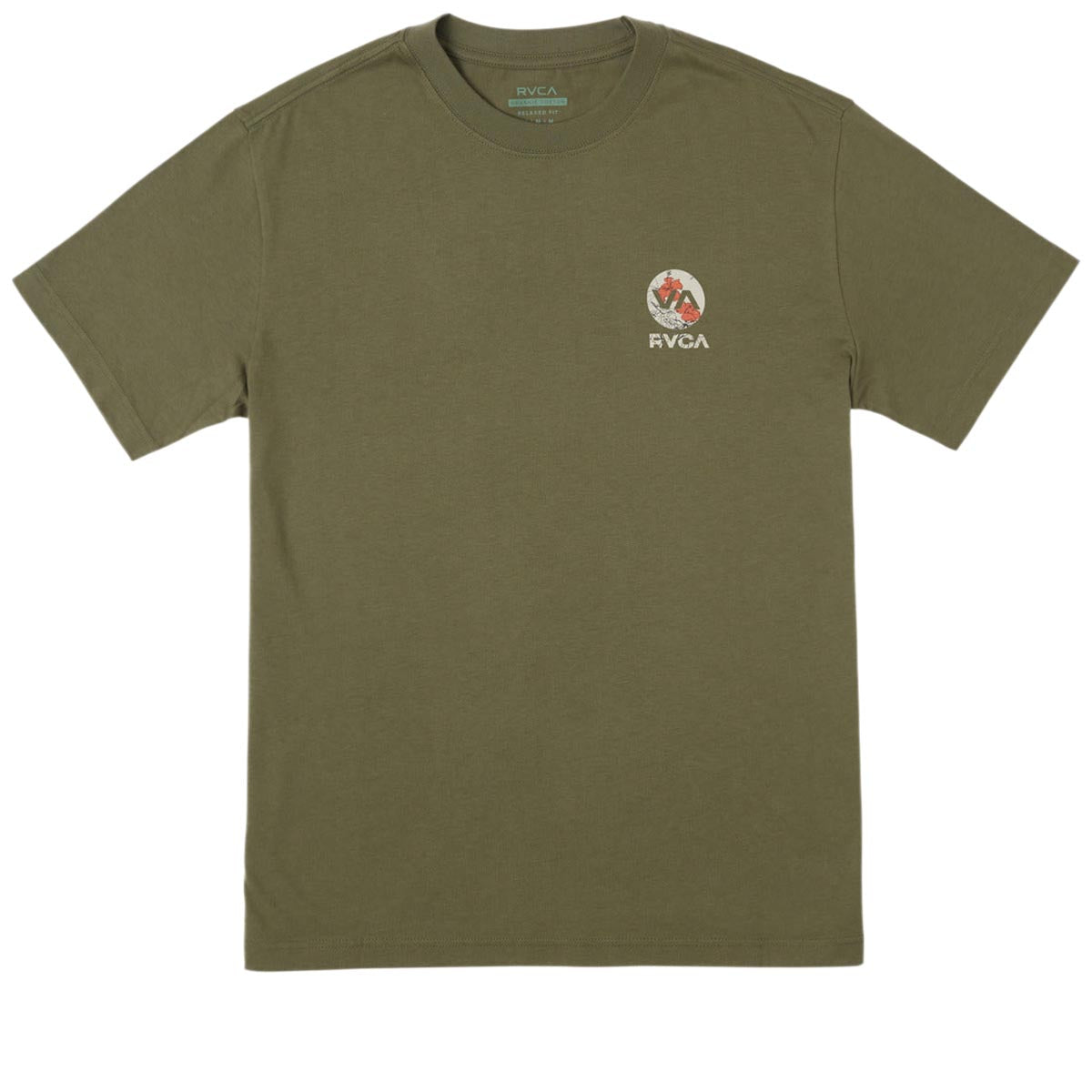 RVCA Drawn In T-Shirt - Olive image 2