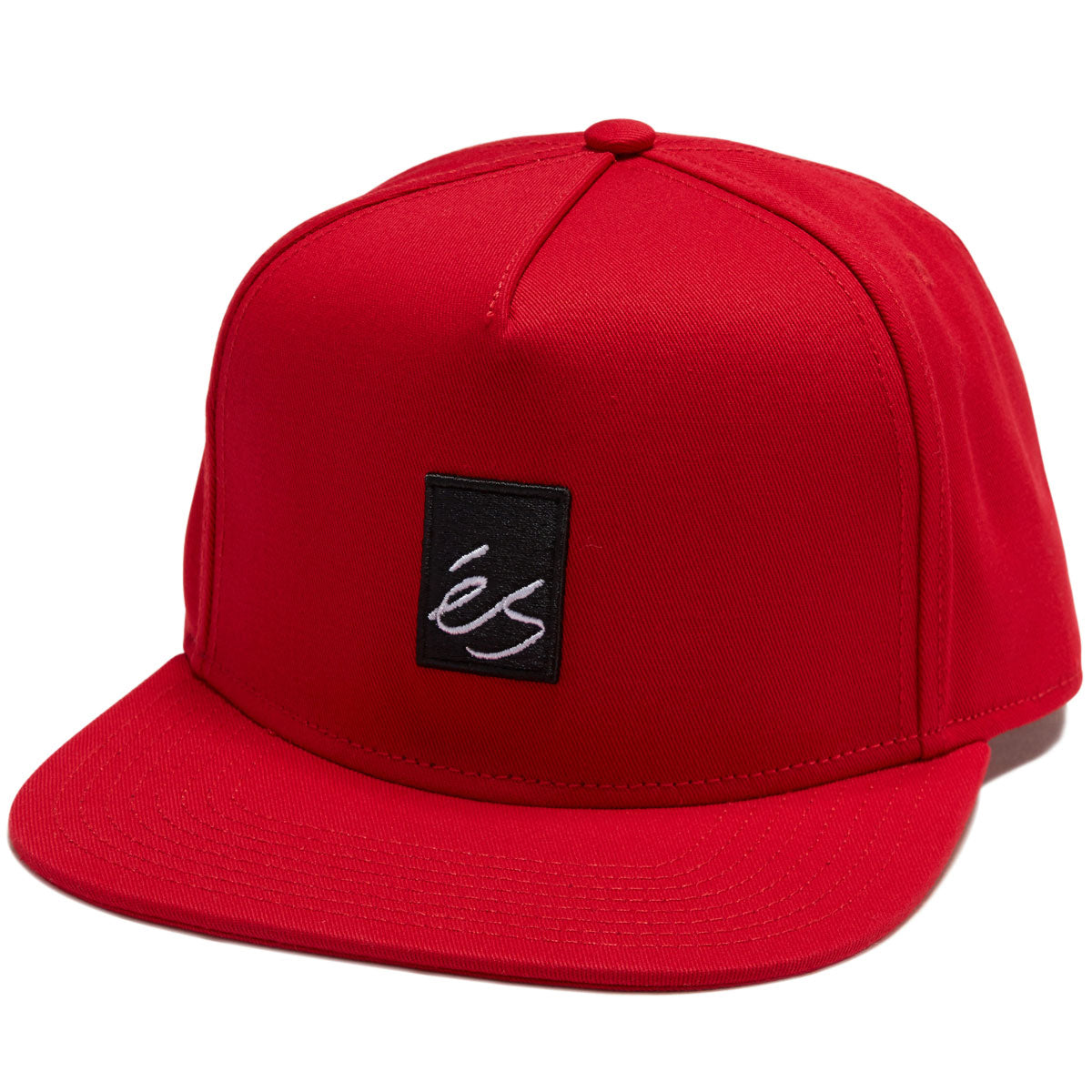 eS Main Block Snapback Hat - Red image 1