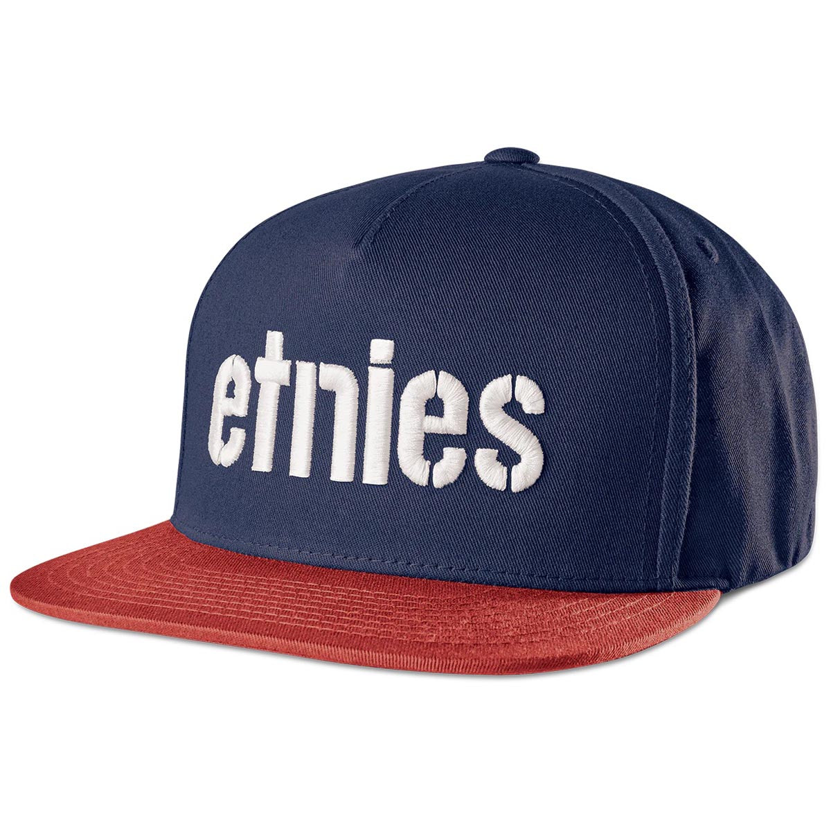 Etnies Corp Snapback Hat - Navy/Red/White image 1
