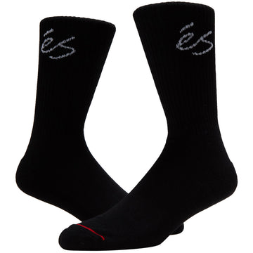 eS Script Crew Socks - Black
