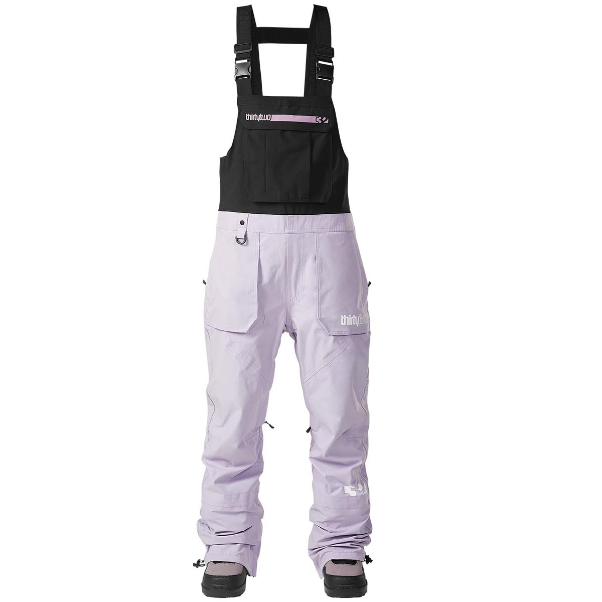 Thirty Two Womens Basement Bib 2024 Snowboard Pants - Lavender image 1