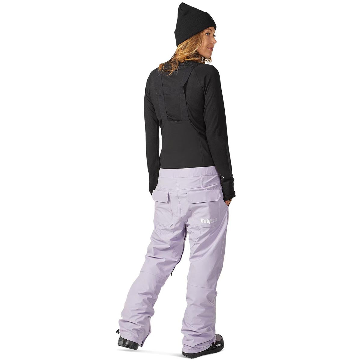 Thirty Two Womens Basement Bib 2024 Snowboard Pants - Lavender image 3