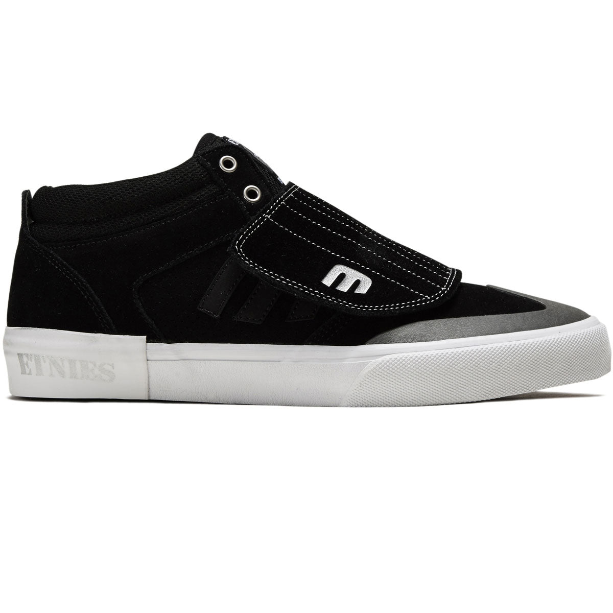 Etnies Windrow Vulc Mid Shoes - Black/White/Silver image 1