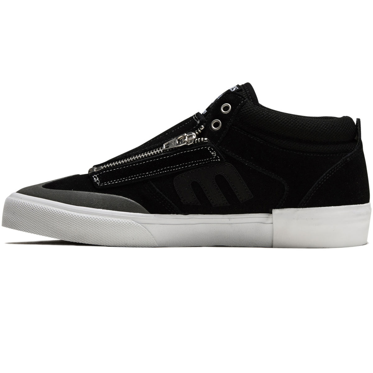 Etnies Windrow Vulc Mid Shoes - Black/White/Silver image 2