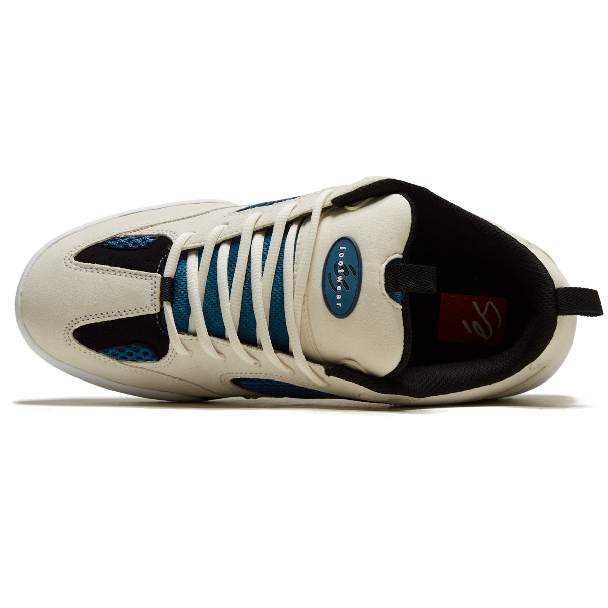 eS Quattro Shoes - White/Blue/Black image 3