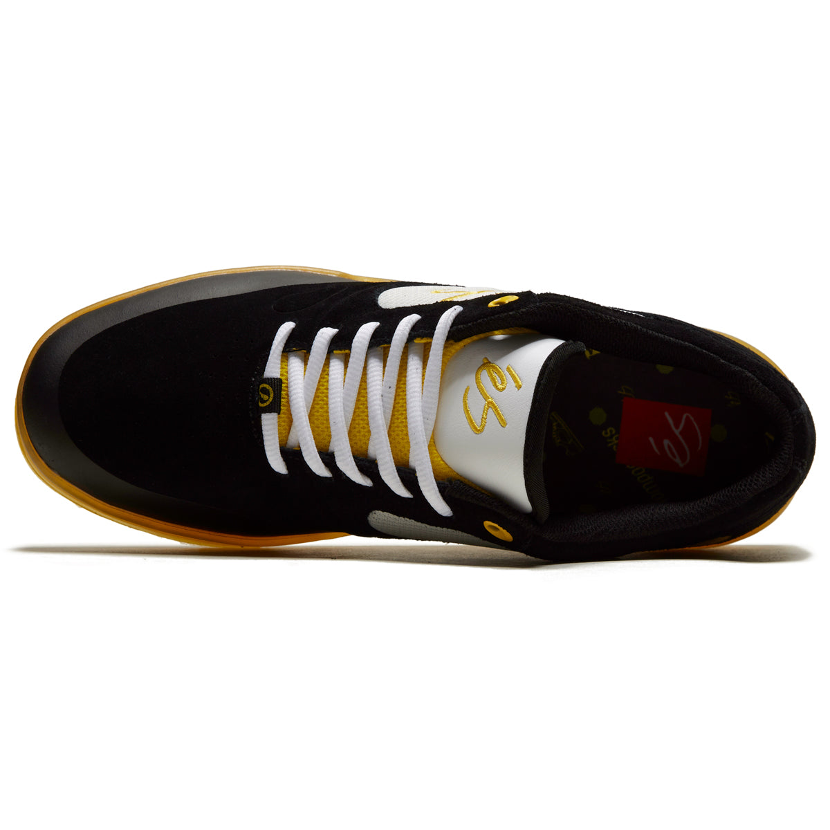eS x Chomp On Kicks Swift 1.5 Shoes - Black/White/Yellow image 3