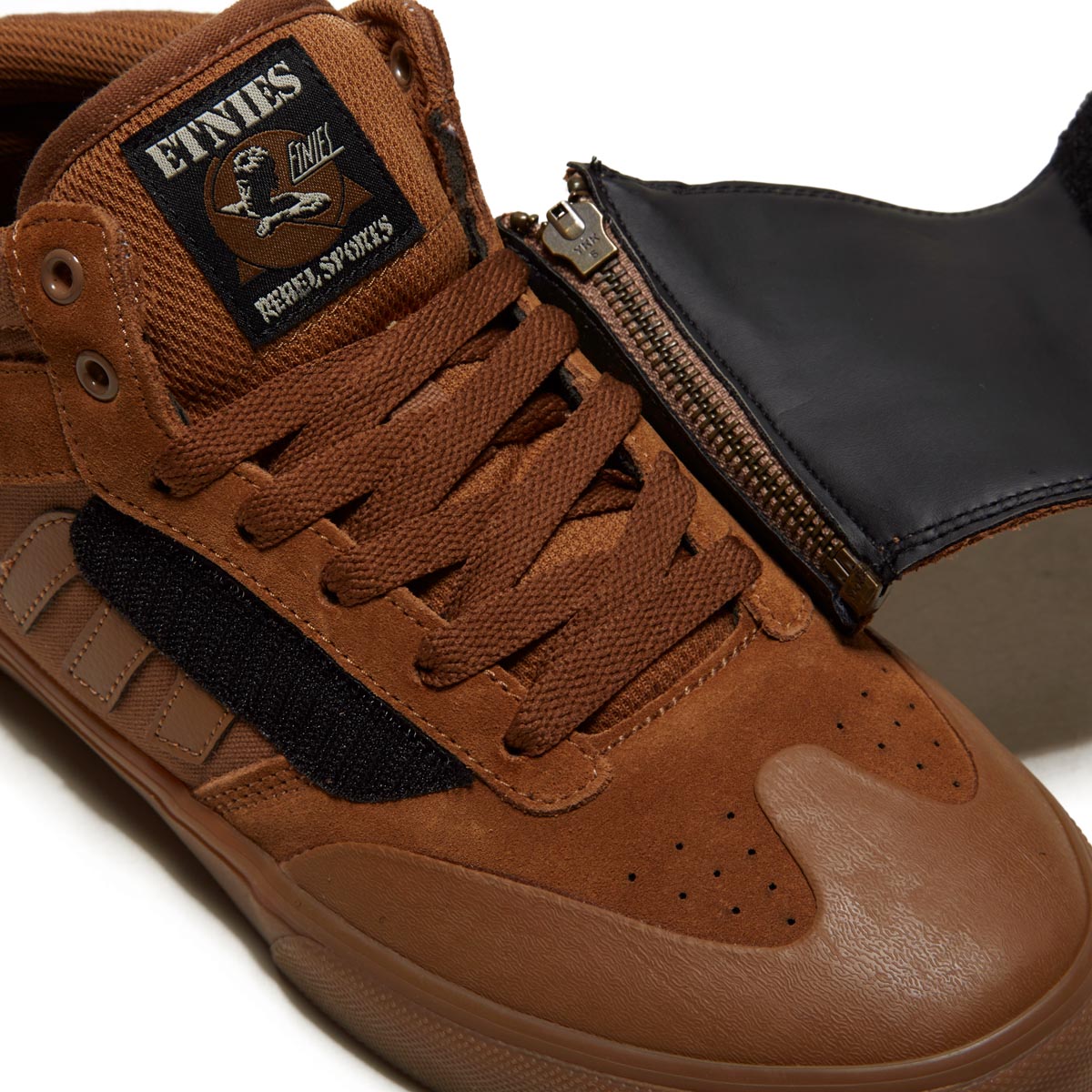 Etnies Windrow Vulc Mid Shoes - Brown/Gum image 5