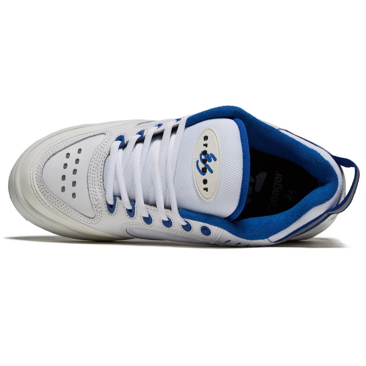 eS Creager Shoes - White/Blue image 3