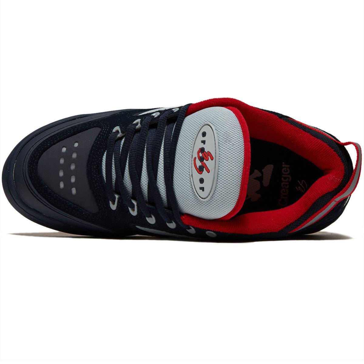 eS Creager Shoes - Navy/Grey/Red image 3