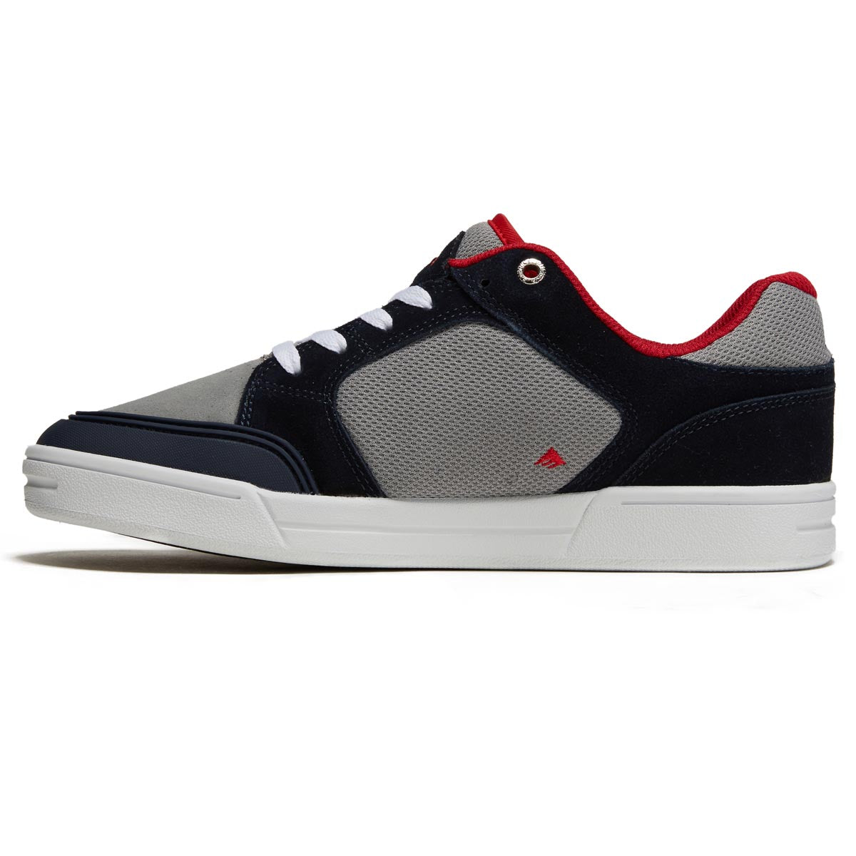 Emerica Heritic Shoes - Navy/Grey/Red image 2