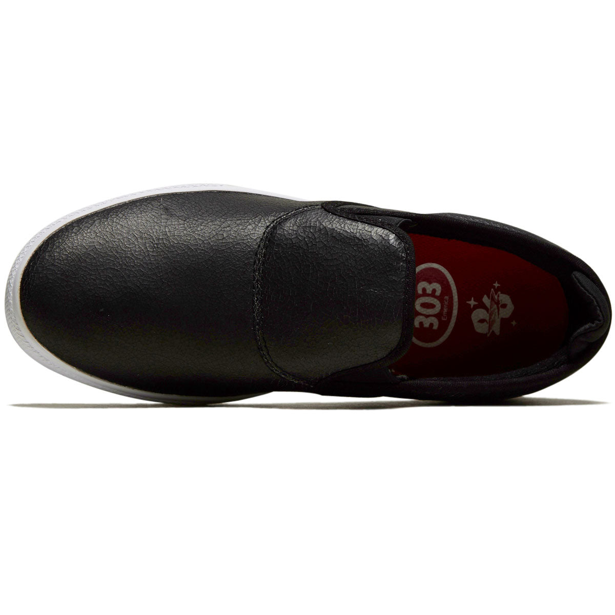 Emerica x 303 Boards Wino G6 Slip Cup Shoes - Black/Grey image 3