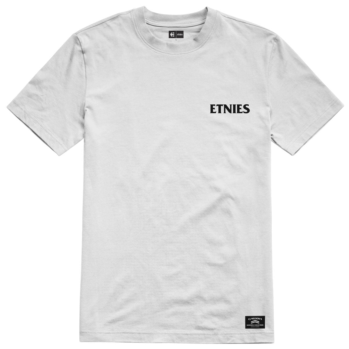 Etnies Dystopia Font T-Shirt - White image 1