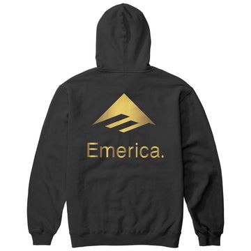 Emerica Lockup Hoodie - Black/Gold