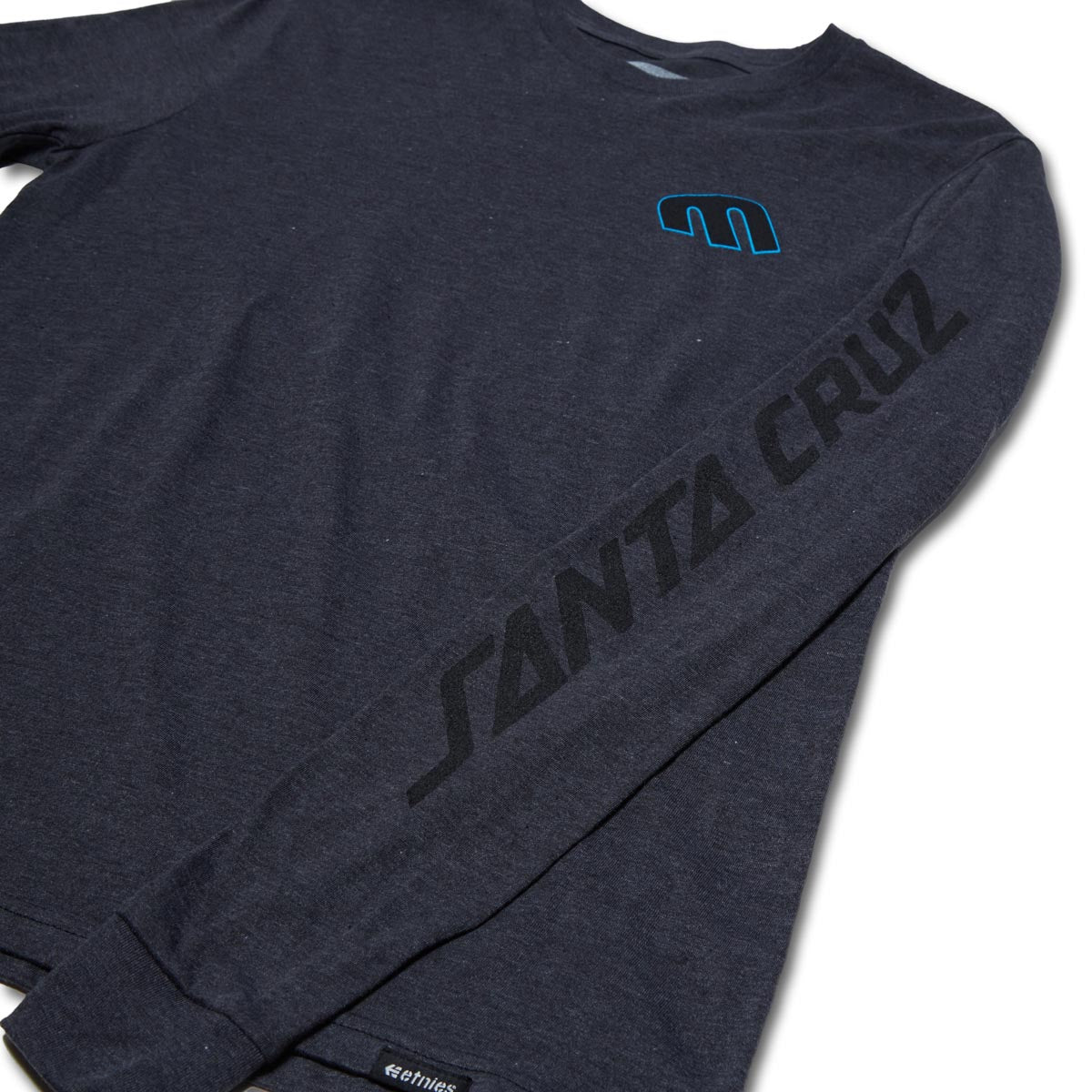 Etnies x Santa Cruz Screaming Hand Long Sleeve T-Shirt - Charcoal/Heather image 3