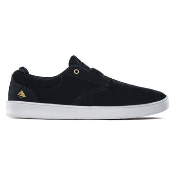 Emerica Romero Skater Shoes - Black/White/Gold