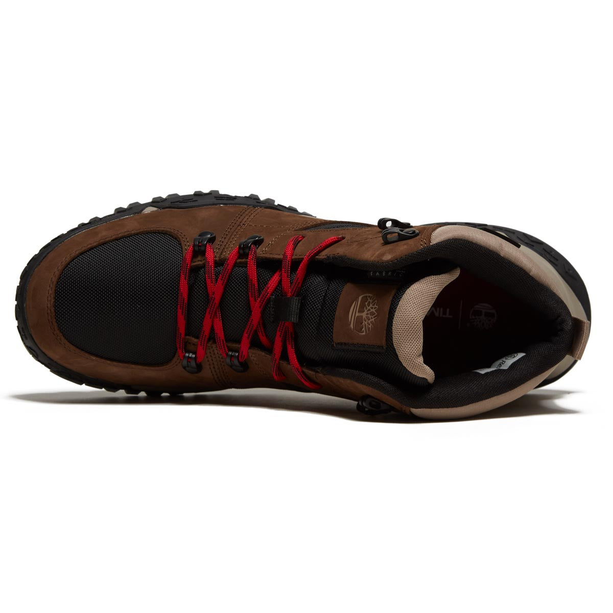 Timberland Motion Scramble Mid Lace Up Wp Shoes - Dark Brown Nubuck image 3