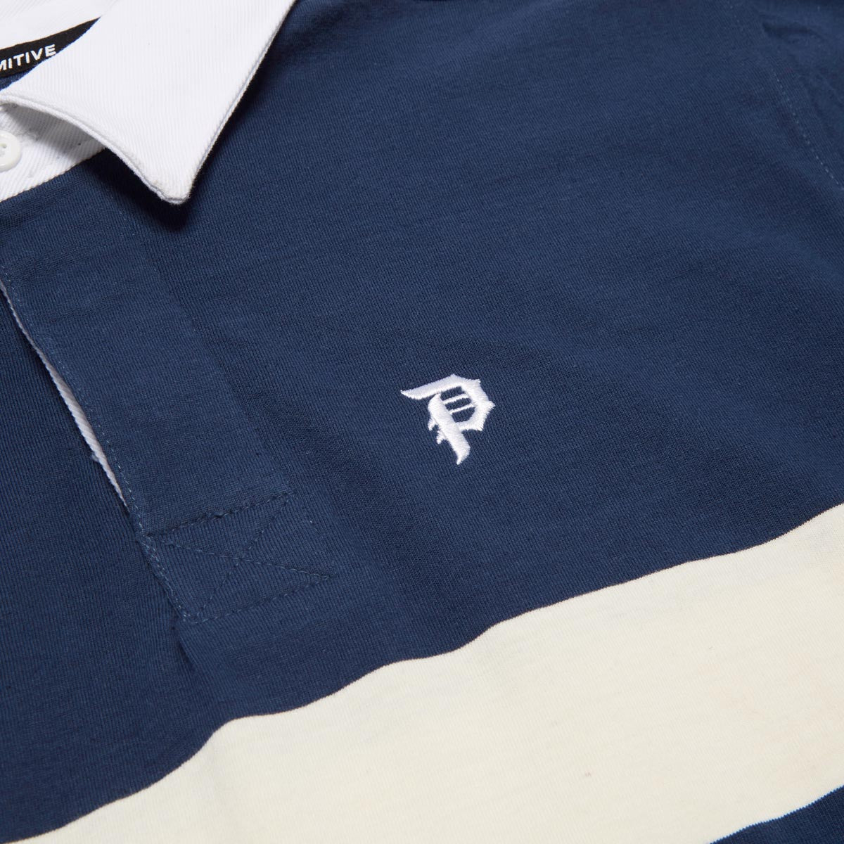 Primitive Dirty P Polo Long Sleeve Shirt - Navy image 2