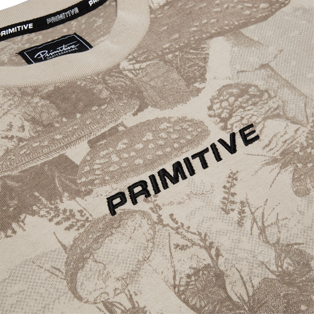 Primitive Harvest Heavyweight T-Shirt - Tan image 3