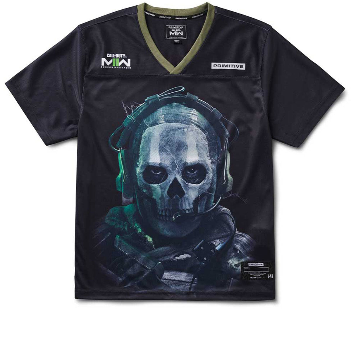Primitive x Call Of Duty Ghost Jersey - Black image 1
