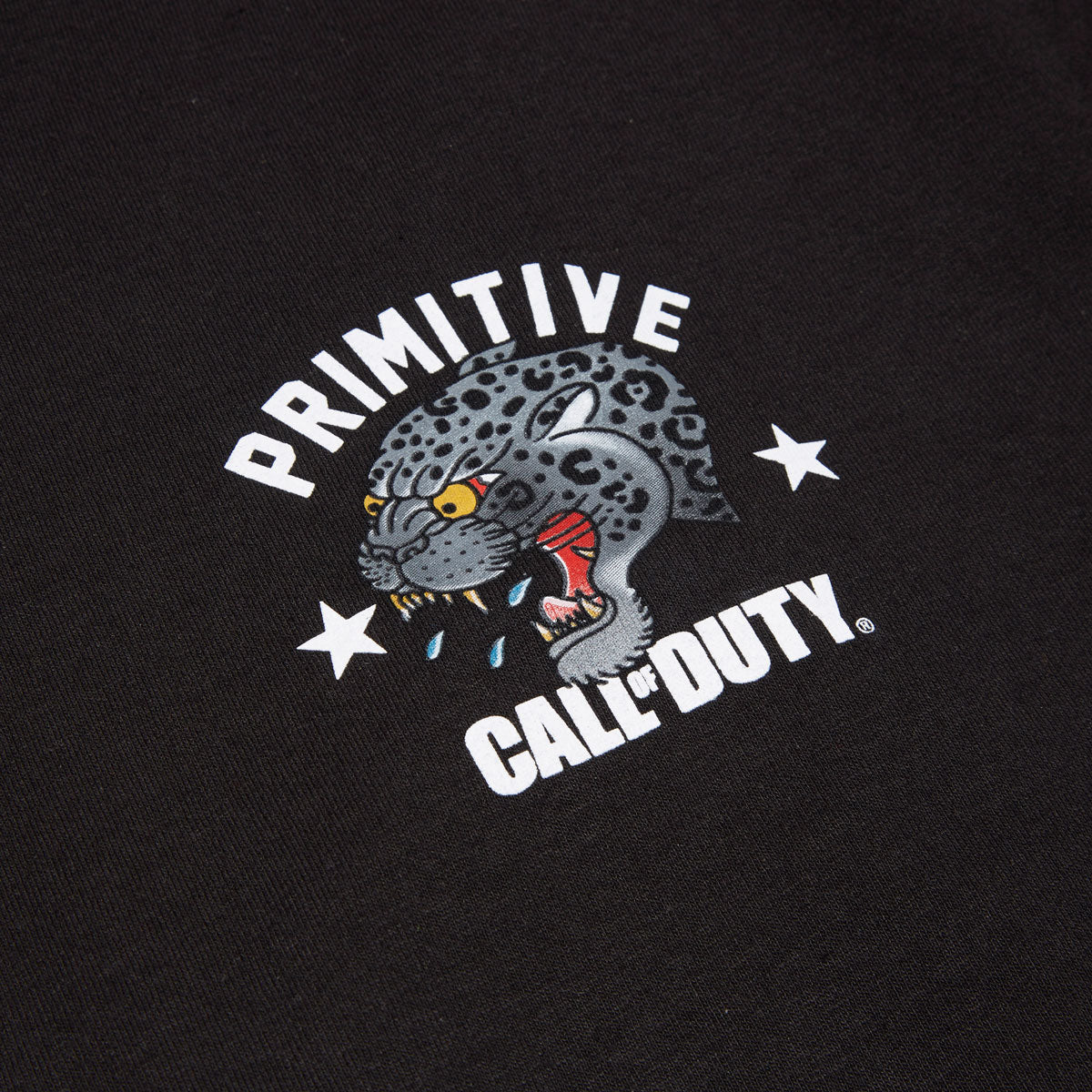 Primitive x Call Of Duty Black Jaguar T-Shirt - Black image 4
