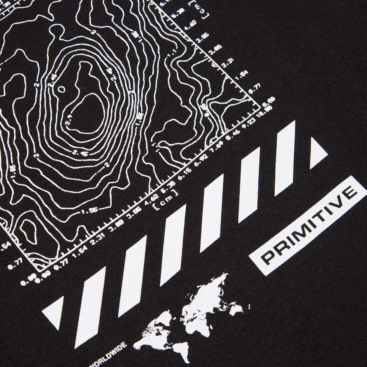 Primitive x Call Of Duty Mapping Dirty P T-Shirt - Black image 3