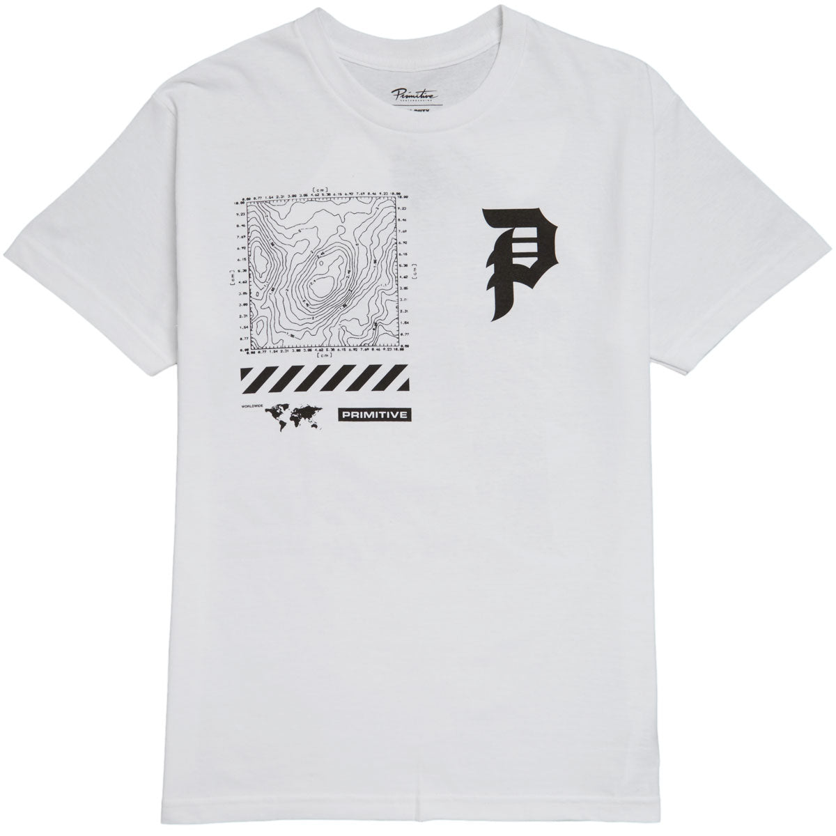 Primitive x Call Of Duty Mapping Dirty P T-Shirt - White image 1