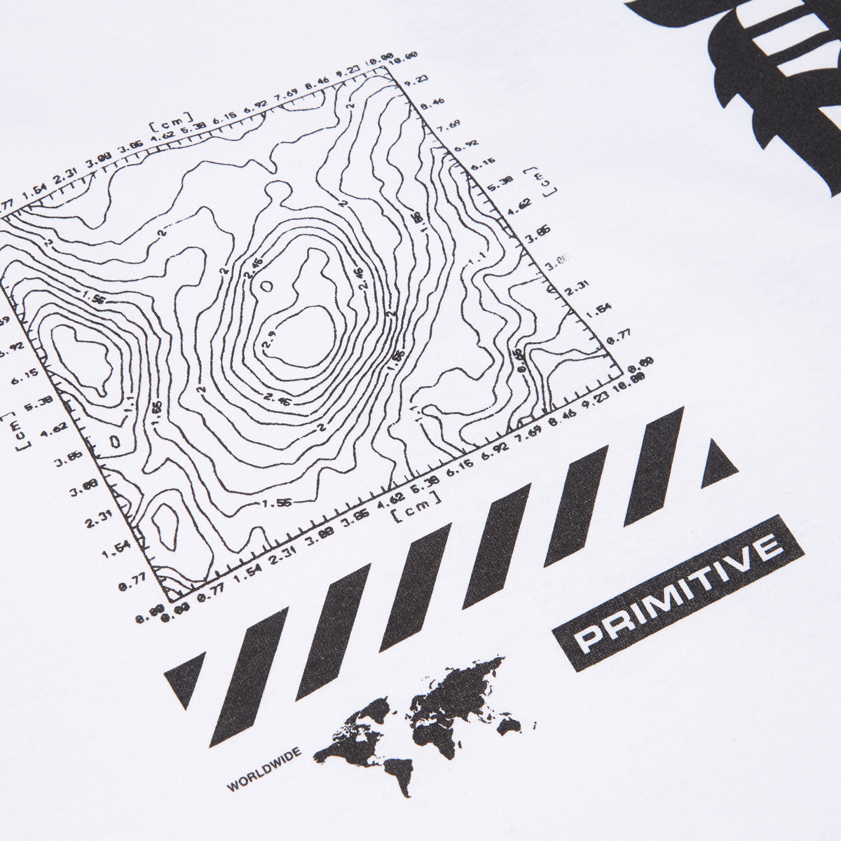 Primitive x Call Of Duty Mapping Dirty P T-Shirt - White image 3