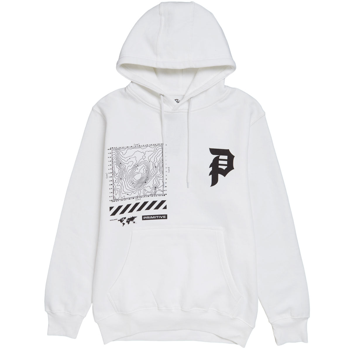 Primitive x Call Of Duty Mapping Dirty P Hoodie - White image 1