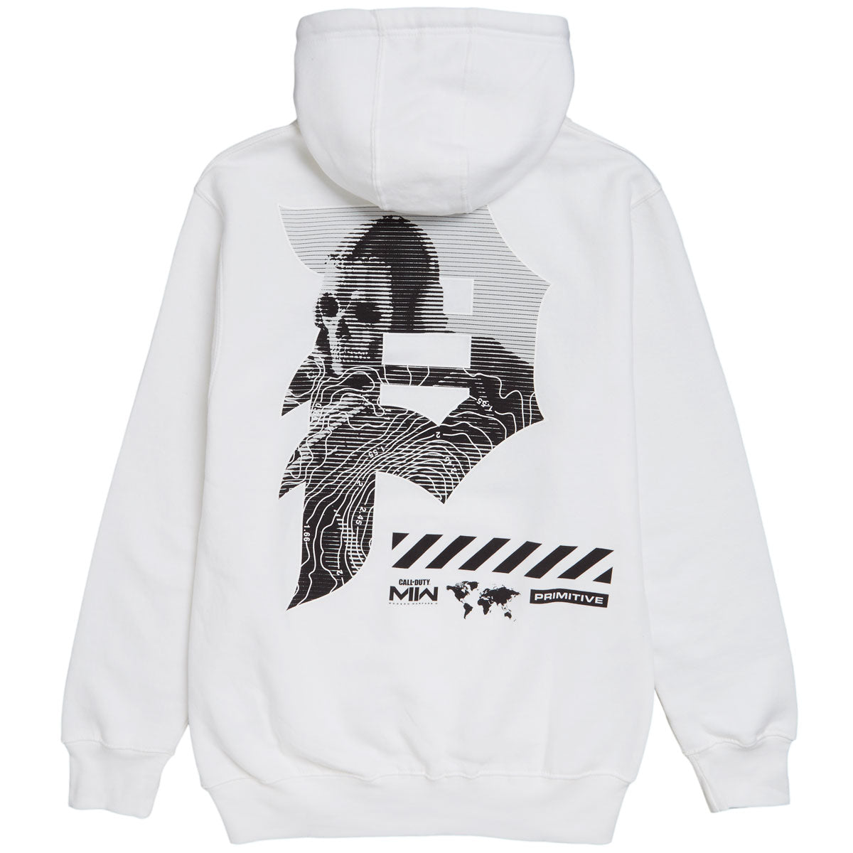 Primitive x Call Of Duty Mapping Dirty P Hoodie - White image 2