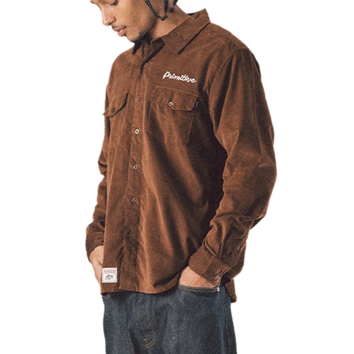 Primitive De Soto Woven Jacket - Brown image 4