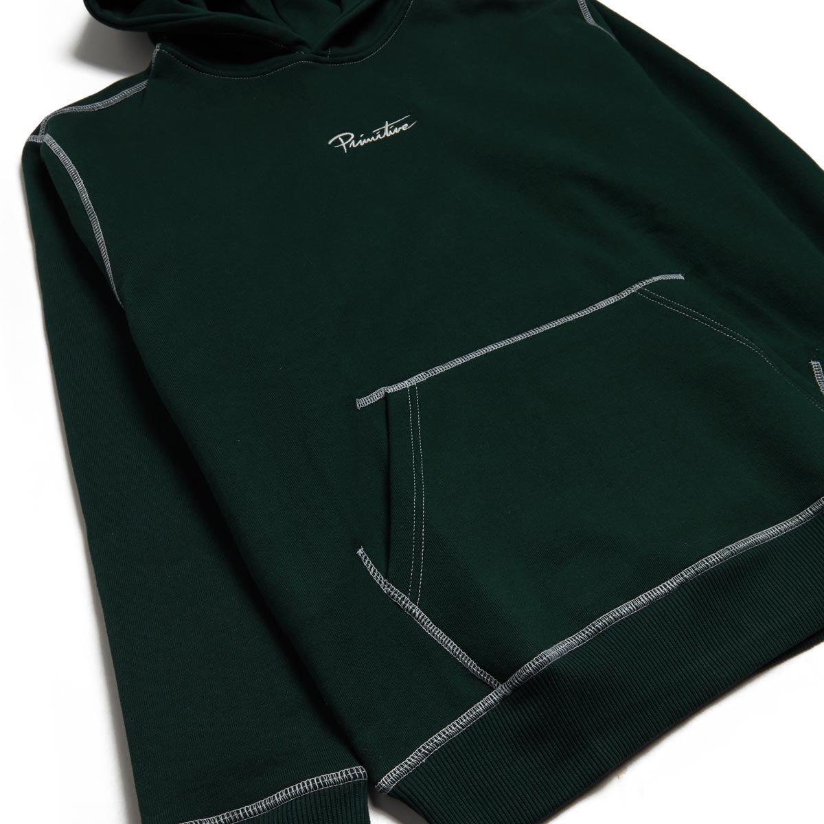 Primitive Contra Hoodie - Forest Green image 3