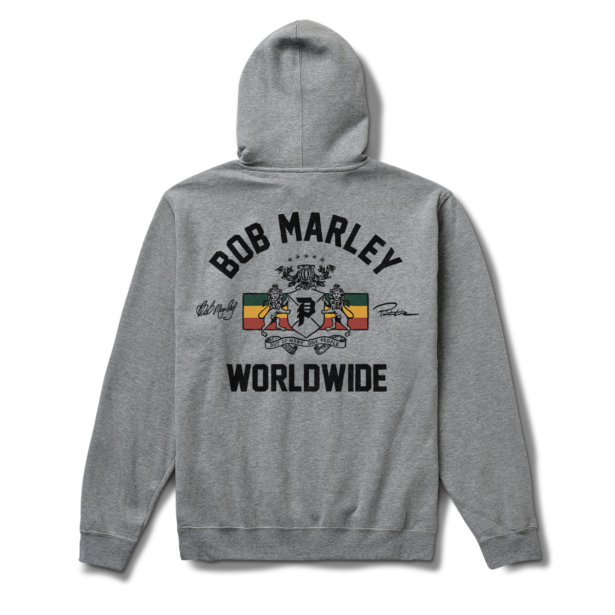 Primitive x Bob Marley Heritage Hoodie - Heather Grey image 1