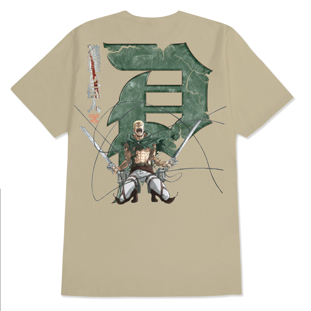 Primitive x Titans Reiner Dirty P T-Shirt - Sand image 1