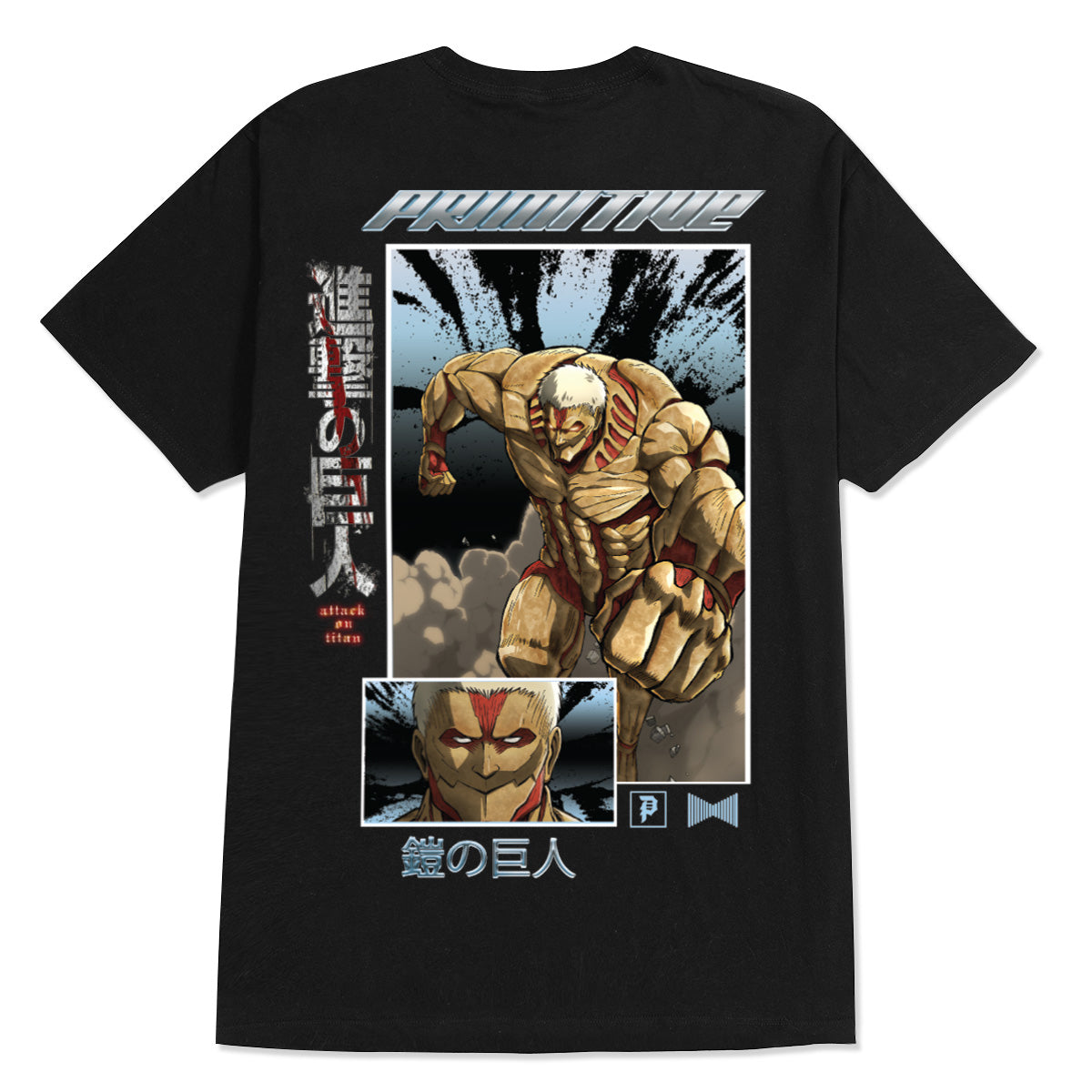 Primitive x Titans Armored Hw T-Shirt - Black image 1