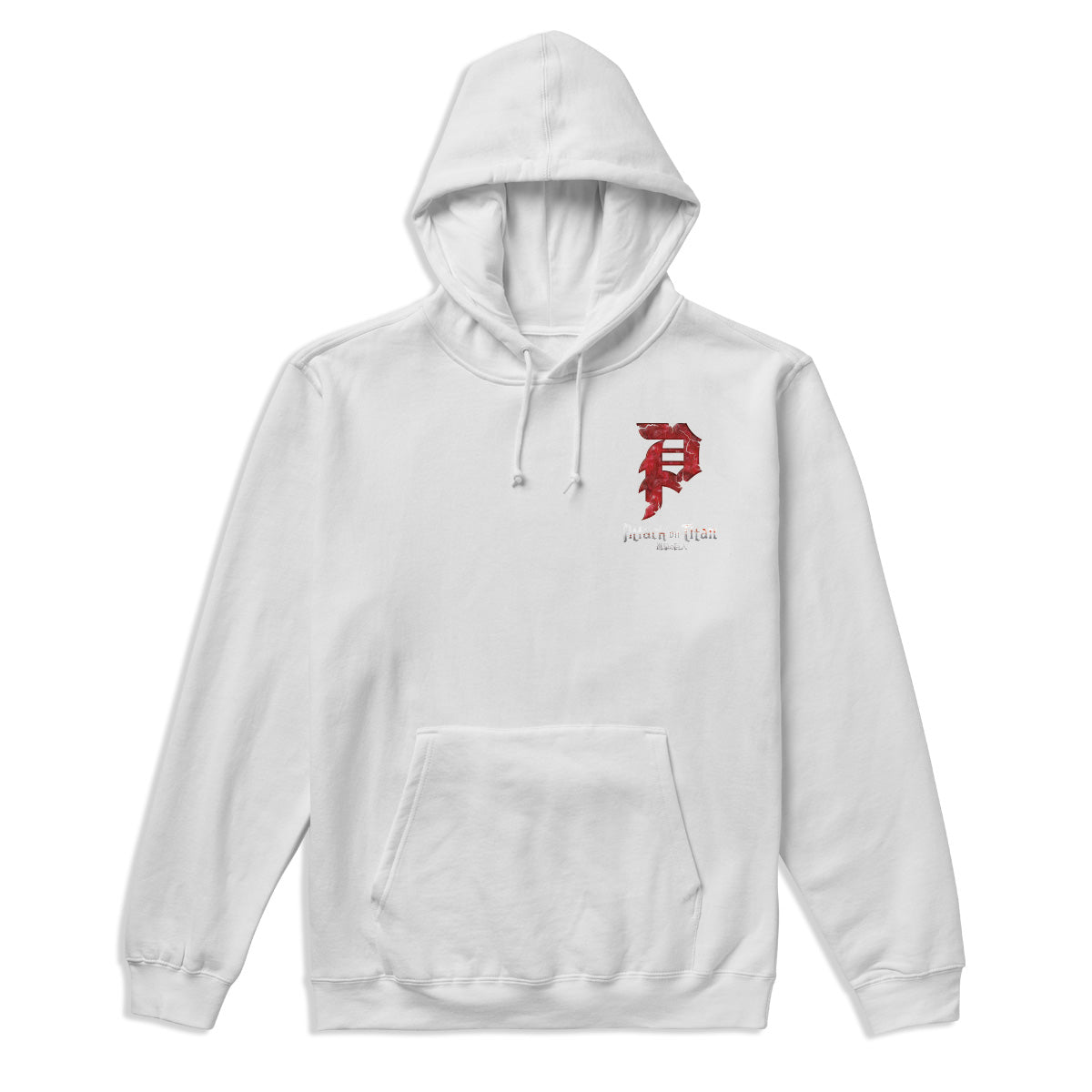 Primitive x Titans Armored Dirty P Hoodie - White image 2