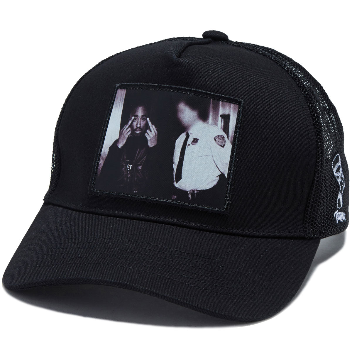 Primitive x Tupac Icon Trucker Hat - Black image 1