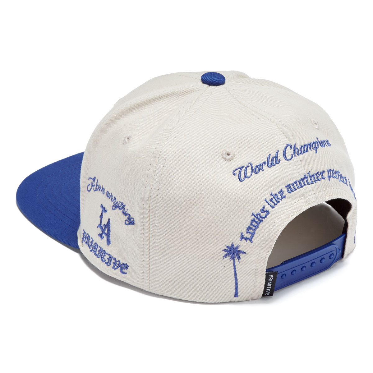 Primitive x Dodgers Champs Snapback Hat - Cream image 2