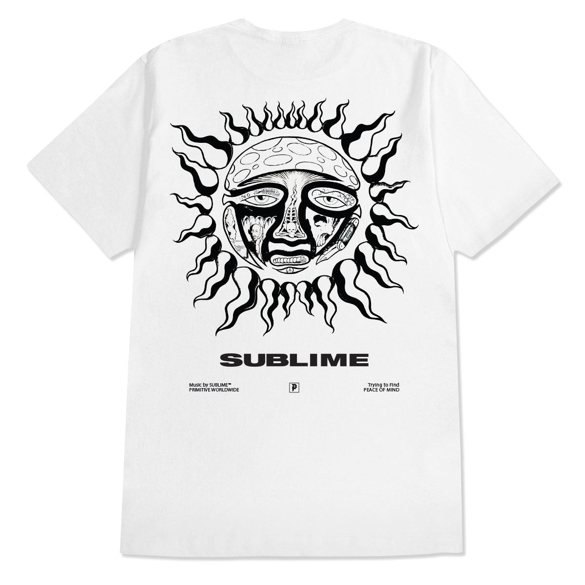 ★【人気のScull design】Primitive★T-Shirt★ Primitive Skateboarding Apparel Men's Truth Skull Floral Tee