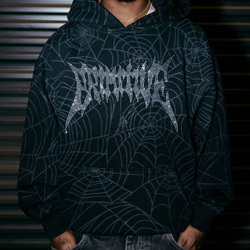 Primitive Spin Heavyweight Hoodie - Black