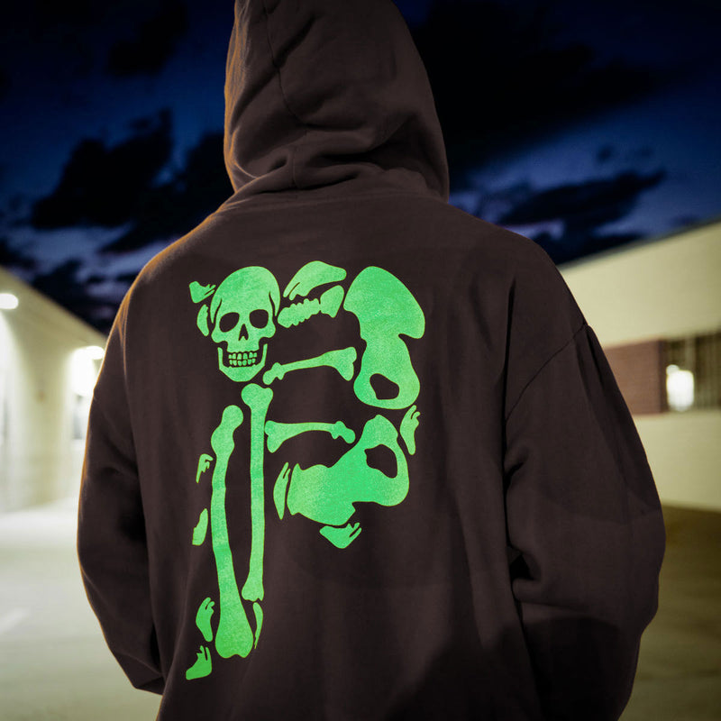 Primitive Dirty P Bones Hoodie - Black