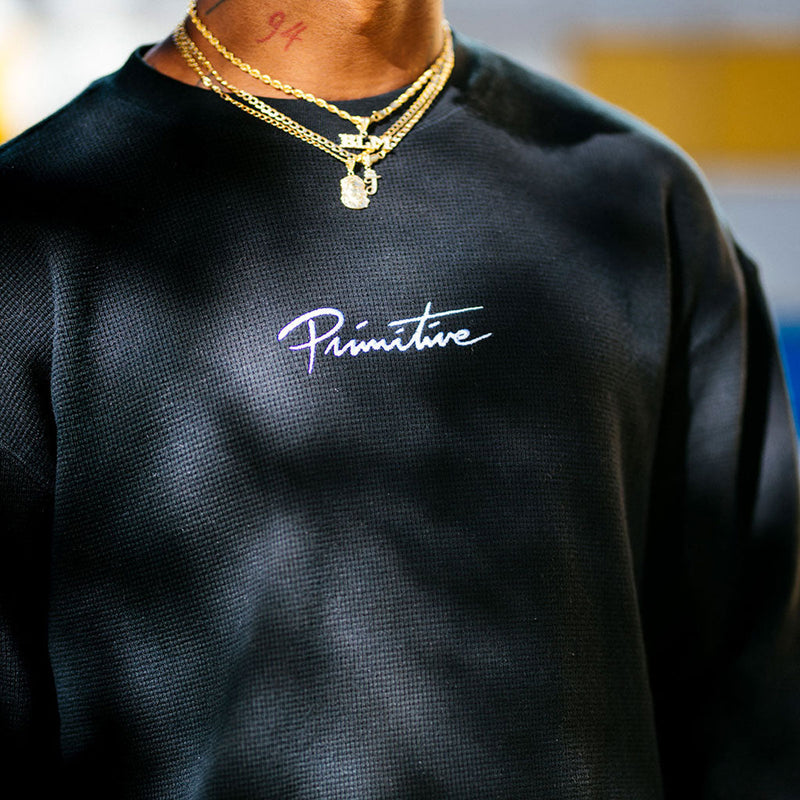 Primitive Nuevo Long Sleeve Thermal Shirt - Black