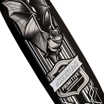 Primitive Villani Bat Skateboard Deck - Black - 8.50