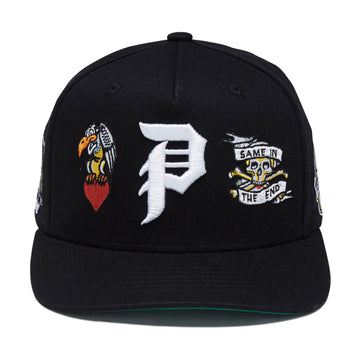 Primitive x Sublime Freedom A-Frame Snapback Hat - Black