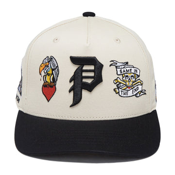 Primitive x Sublime Freedom A-Frame Snapback Hat - Cream