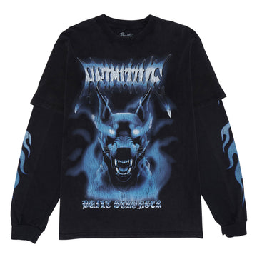 Primitive Defender Two Fer Long Sleeve T-Shirt - Black