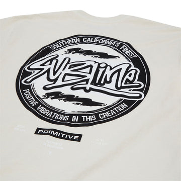 Primitive x Sublime Vibrations T-Shirt - Bone