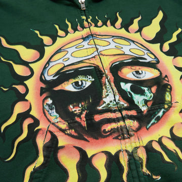 Primitive x Sublime Rise Zip Hoodie - Forest Green
