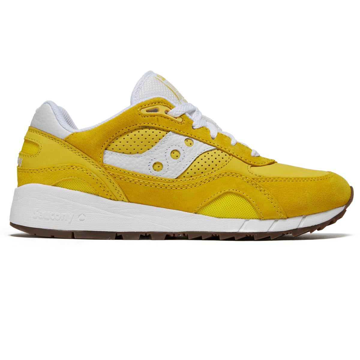 Saucony Shadow 6000 Shoes - Yellow/White image 1