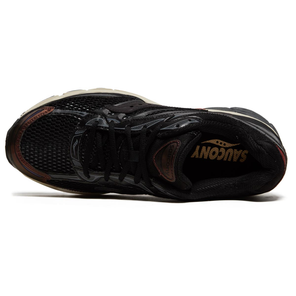 Saucony Progrid Omni 9 Shoes - Black/Brown image 3
