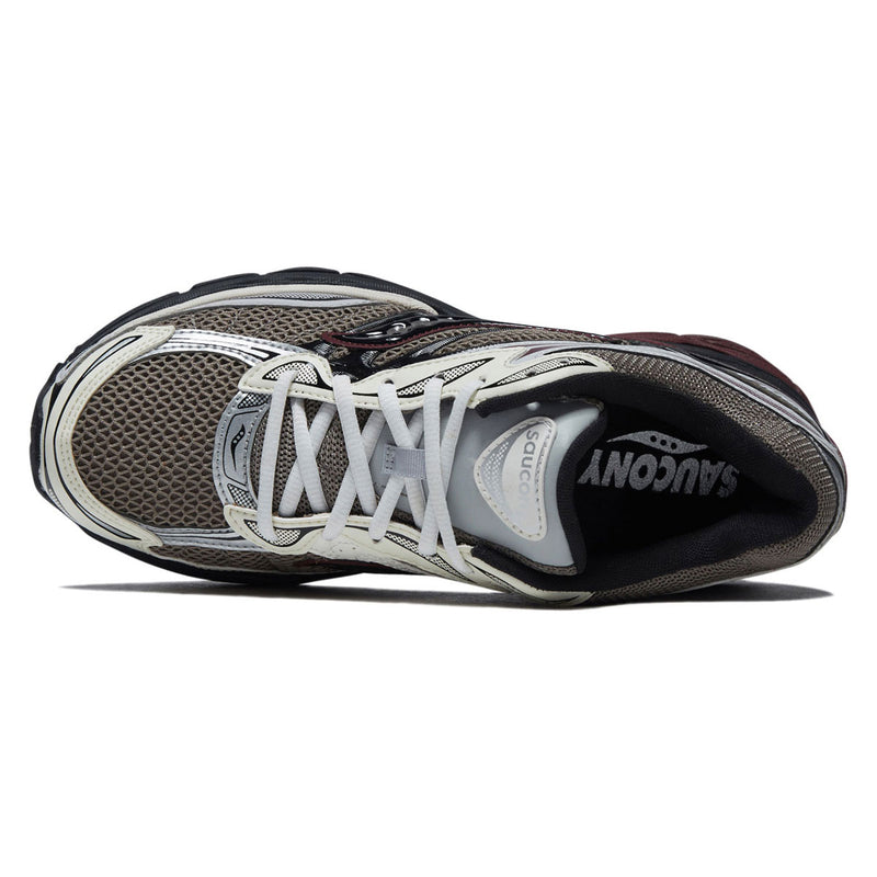 Saucony Progrid Omni 9 Shoes - Tan/Maroon